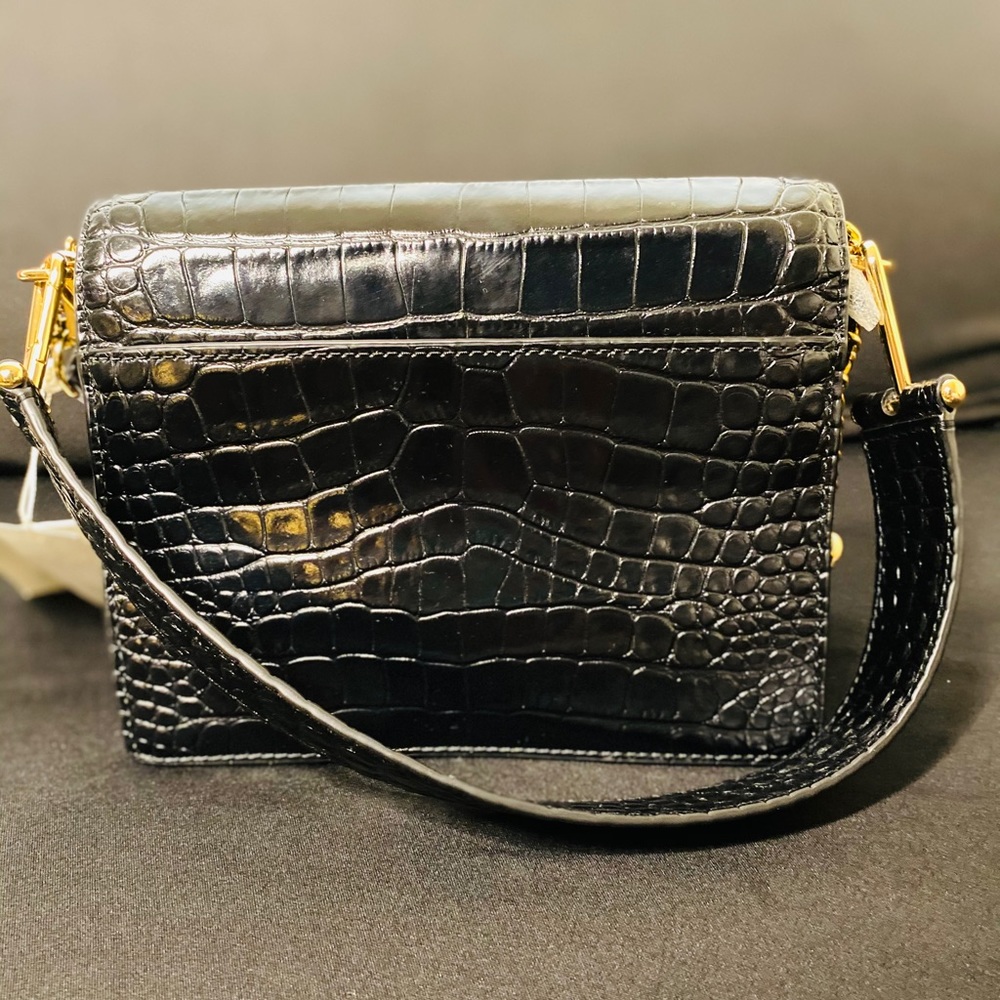 Tory Burch embossed double strap leather bag - Picture 7 of 16